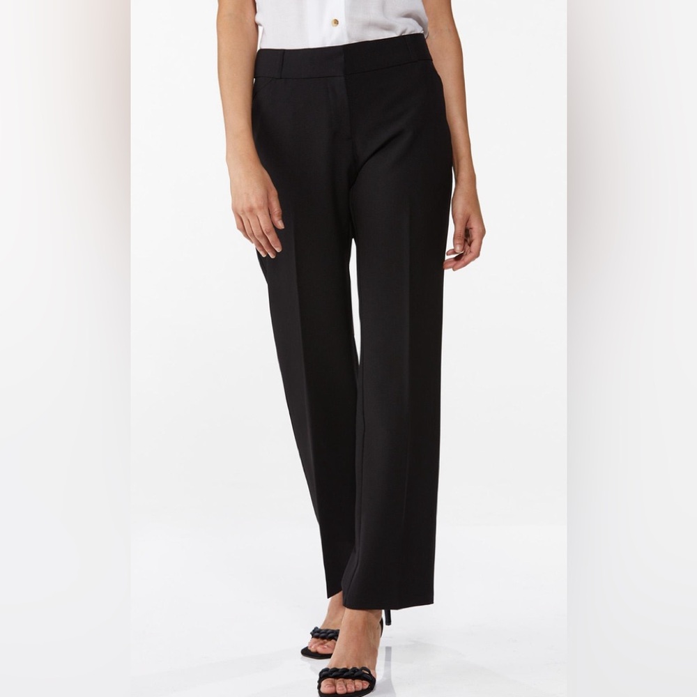 Cato zest 1946 Curvy Stretch Waist Trouser-16W Petite (Black) New!